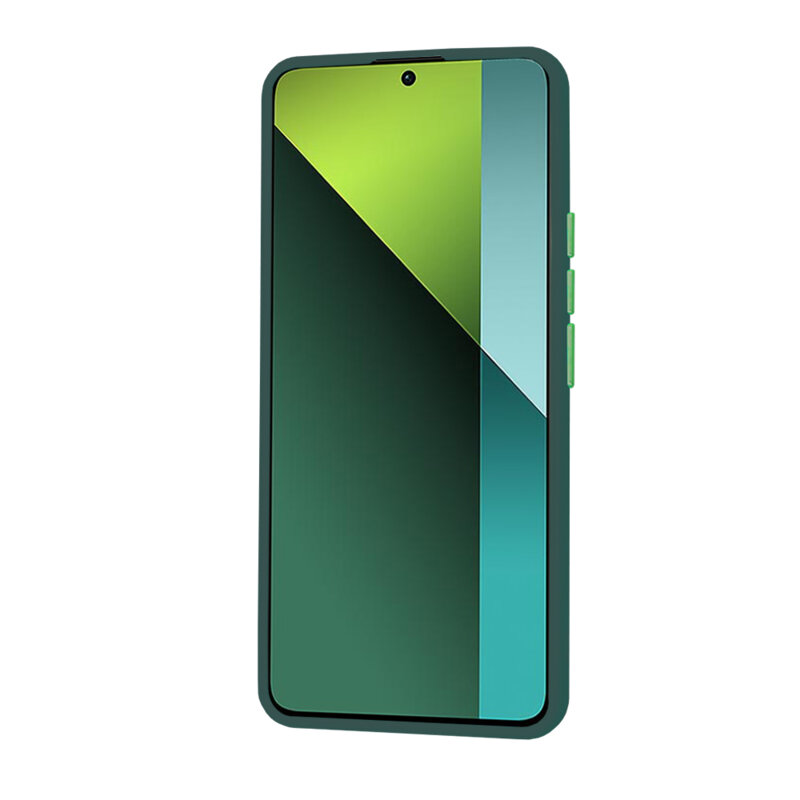 Husa Xiaomi Redmi Note 13 Pro 5G Techsuit HaloFrost Series, verde inchis