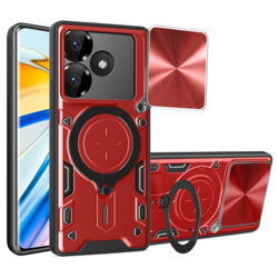 Husa Xiaomi Poco M6 4G Techsuit CamGuard Pro, rosu