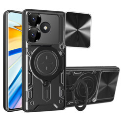 Husa Xiaomi Poco M6 4G Techsuit CamGuard Pro, negru