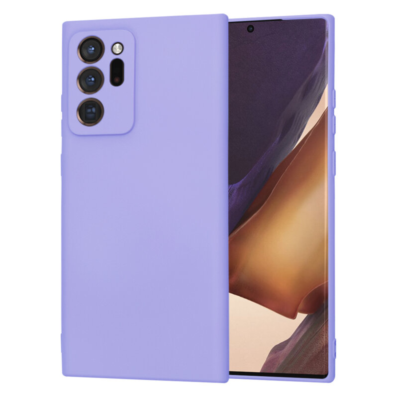 Husa silicon Samsung Galaxy Note 20 Ultra 5G Techsuit SoftFlex, violet