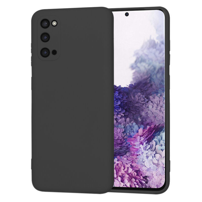 Husa silicon Samsung Galaxy S20 5G Techsuit SoftFlex, negru