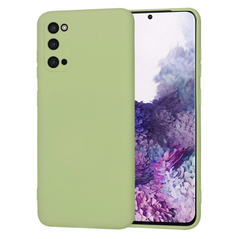 Husa silicon Samsung Galaxy S20 Techsuit SoftFlex, verde