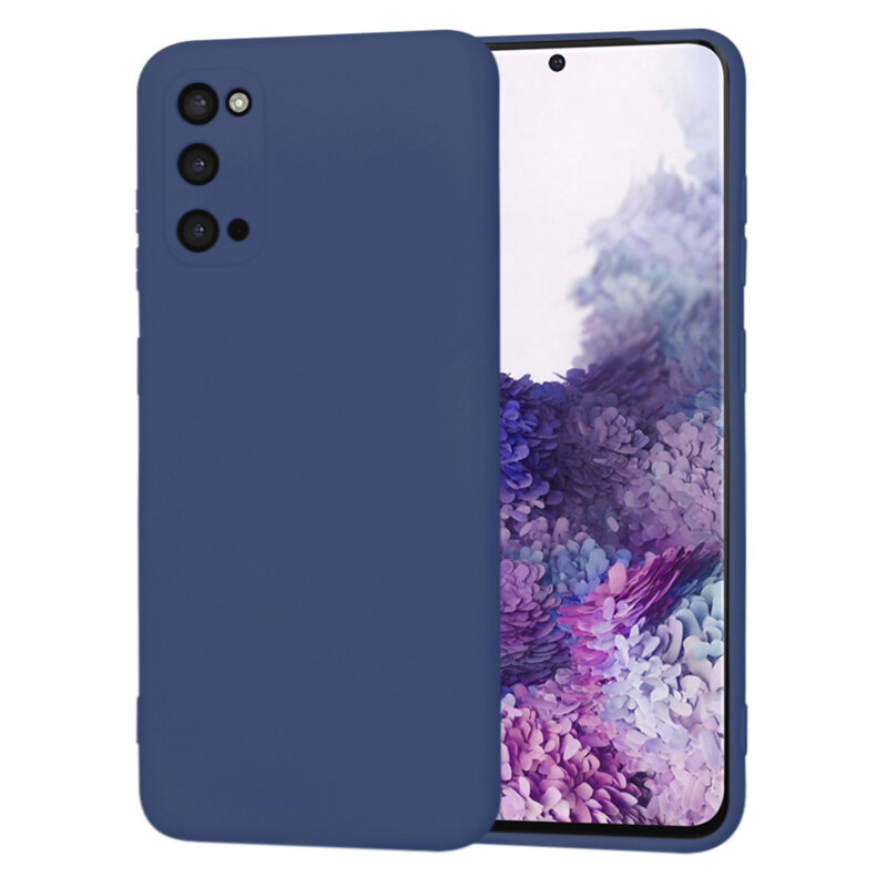 Husa silicon Samsung Galaxy S20 5G Techsuit SoftFlex, bleumarin