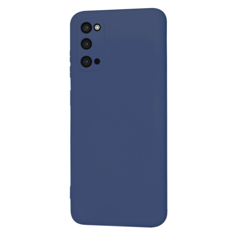 Husa silicon Samsung Galaxy S20 5G Techsuit SoftFlex, bleumarin