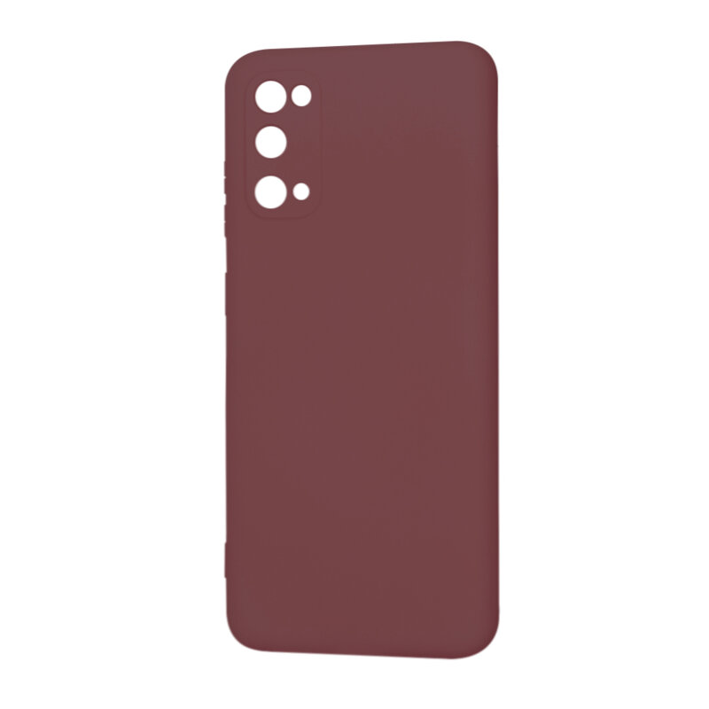 Husa silicon Samsung Galaxy S20 Techsuit SoftFlex, bordo