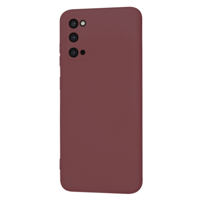 Husa silicon Samsung Galaxy S20 5G Techsuit SoftFlex, bordo