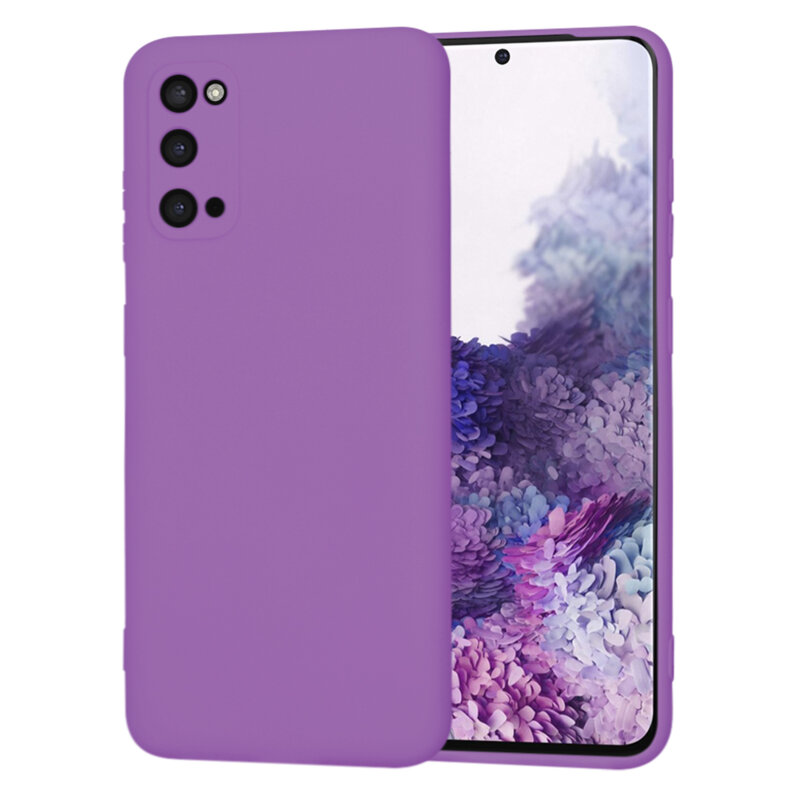 Husa silicon Samsung Galaxy S20 5G Techsuit SoftFlex, mov