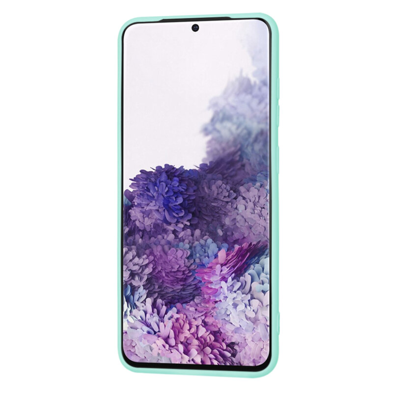 Husa silicon Samsung Galaxy S20 5G Techsuit SoftFlex, turcoaz