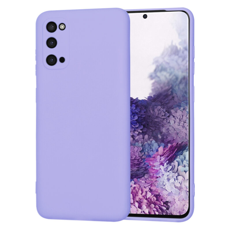 Husa silicon Samsung Galaxy S20 Techsuit SoftFlex, violet