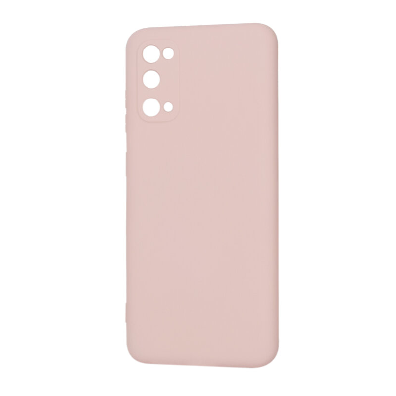 Husa silicon Samsung Galaxy S20 5G Techsuit SoftFlex, roz pudra