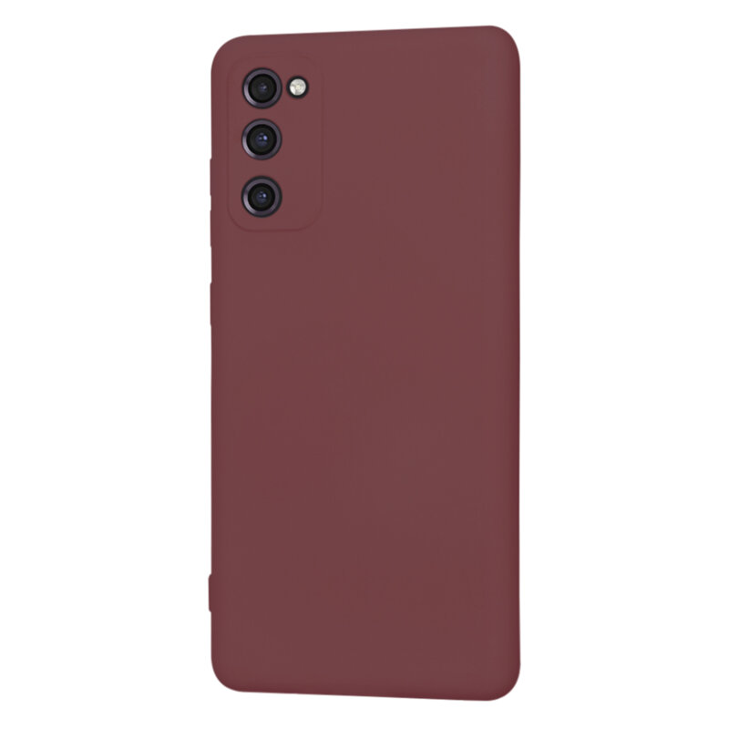 Husa silicon Samsung Galaxy S20 FE Techsuit SoftFlex, bordo