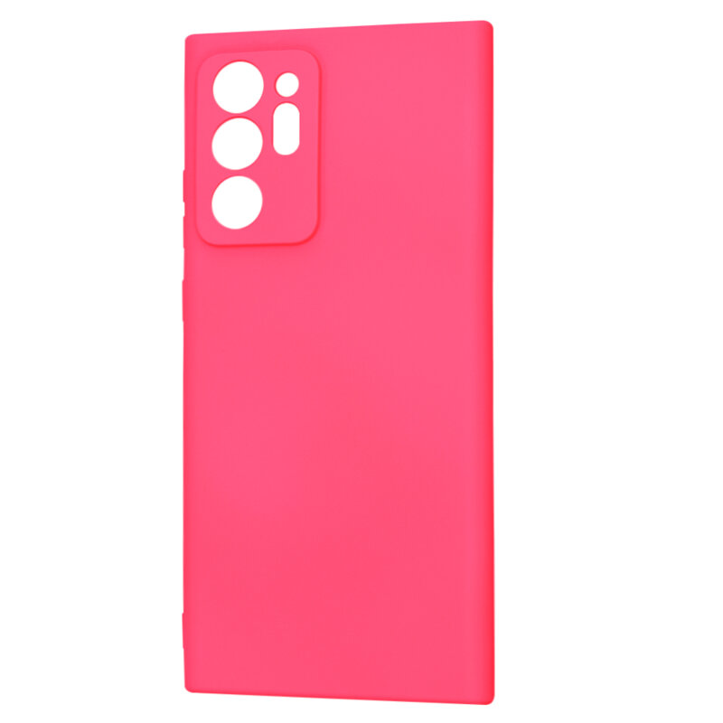 Husa silicon Samsung Galaxy Note 20 Ultra 5G Techsuit SoftFlex, fucsia