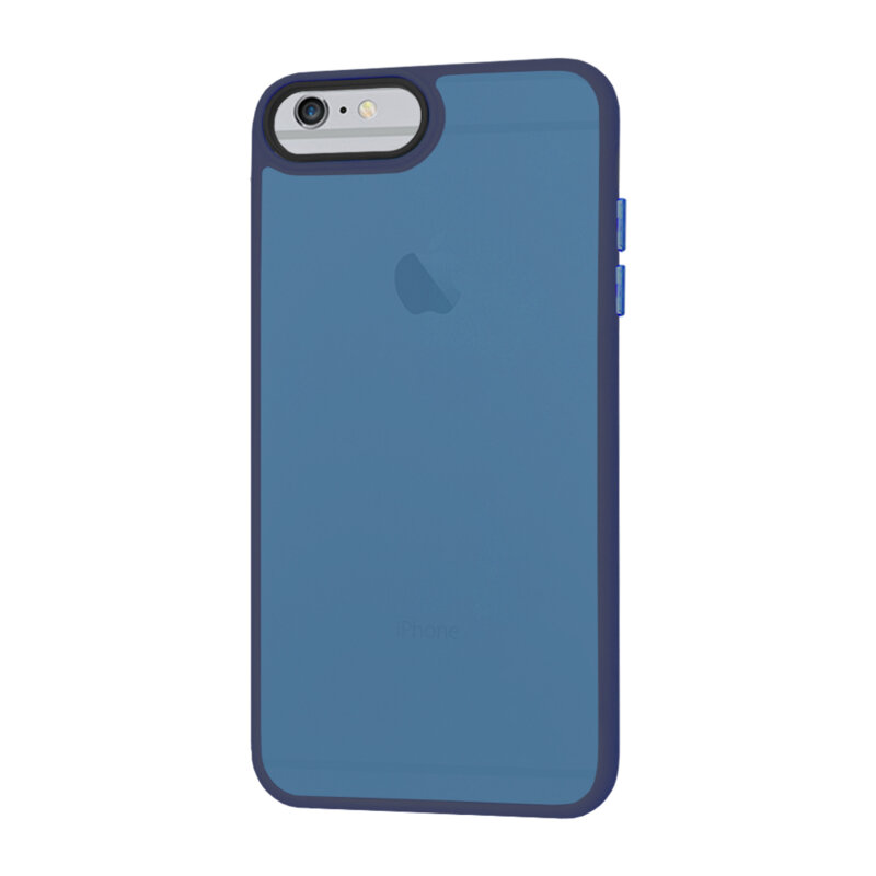 Husa iPhone 6 Plus/ 6s Plus Techsuit HaloFrost Series, bleumarin