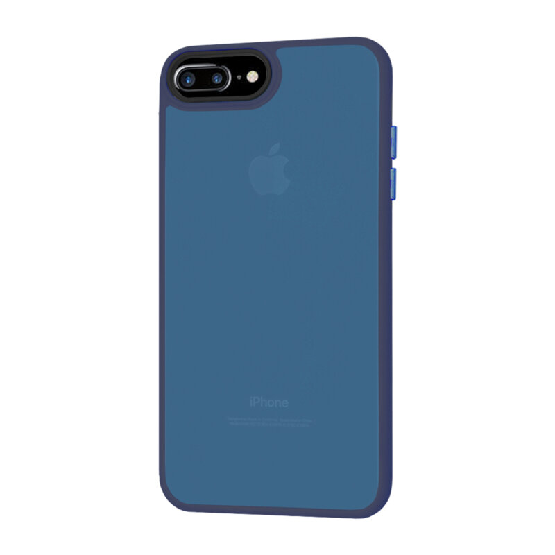 Husa iPhone 7 Plus Techsuit HaloFrost Series, bleumarin