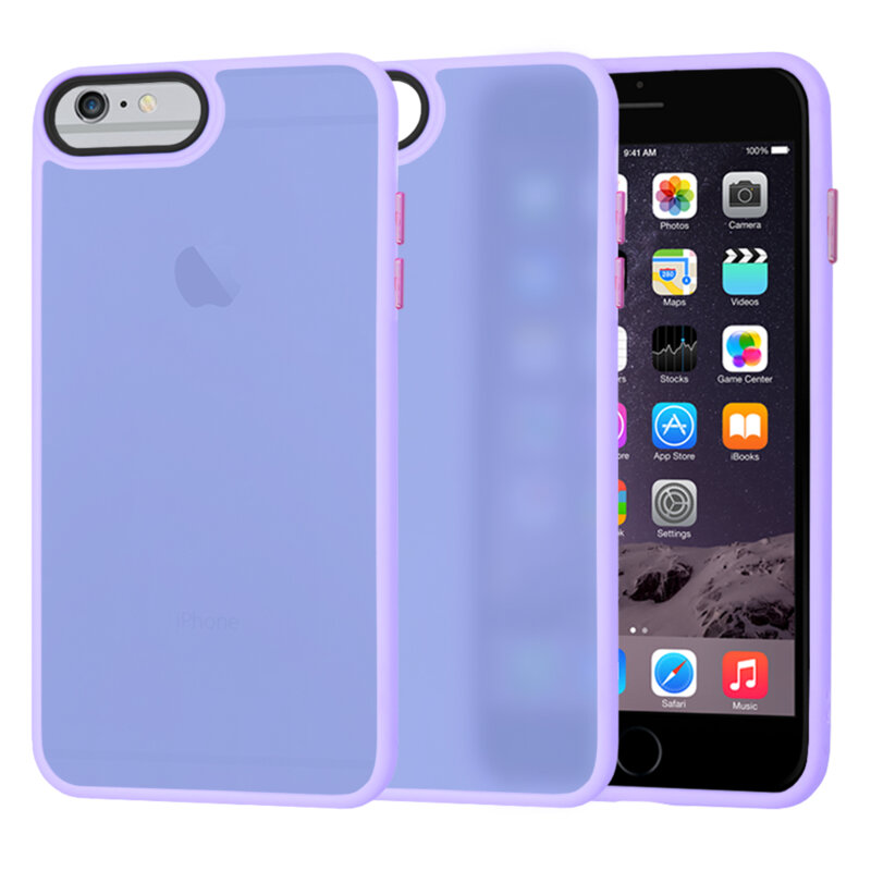 Husa iPhone 6 Plus/ 6s Plus Techsuit HaloFrost Series, mov deschis
