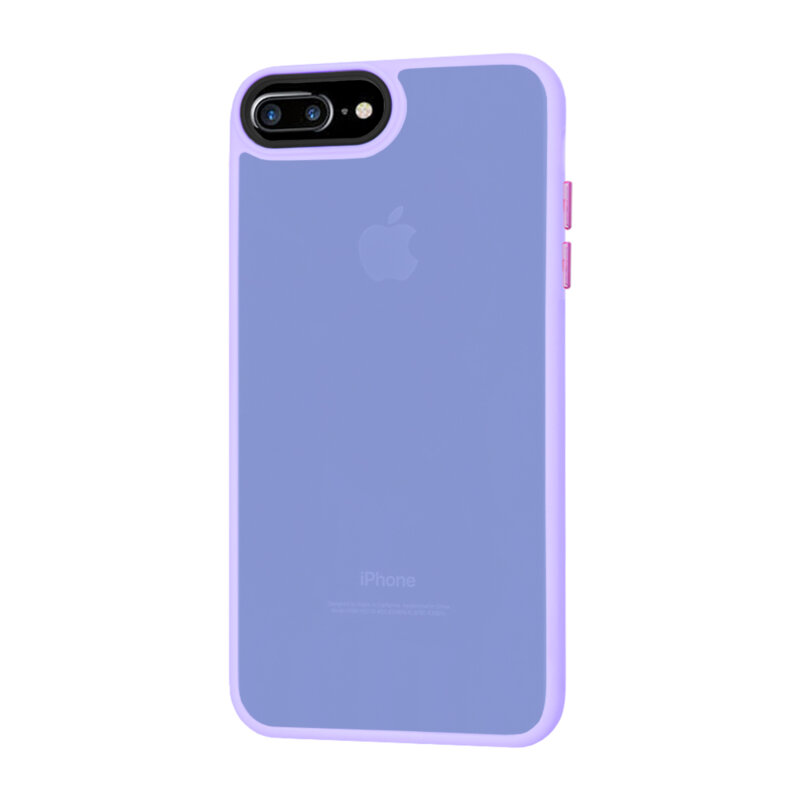 Husa iPhone 7 Plus Techsuit HaloFrost Series, mov deschis