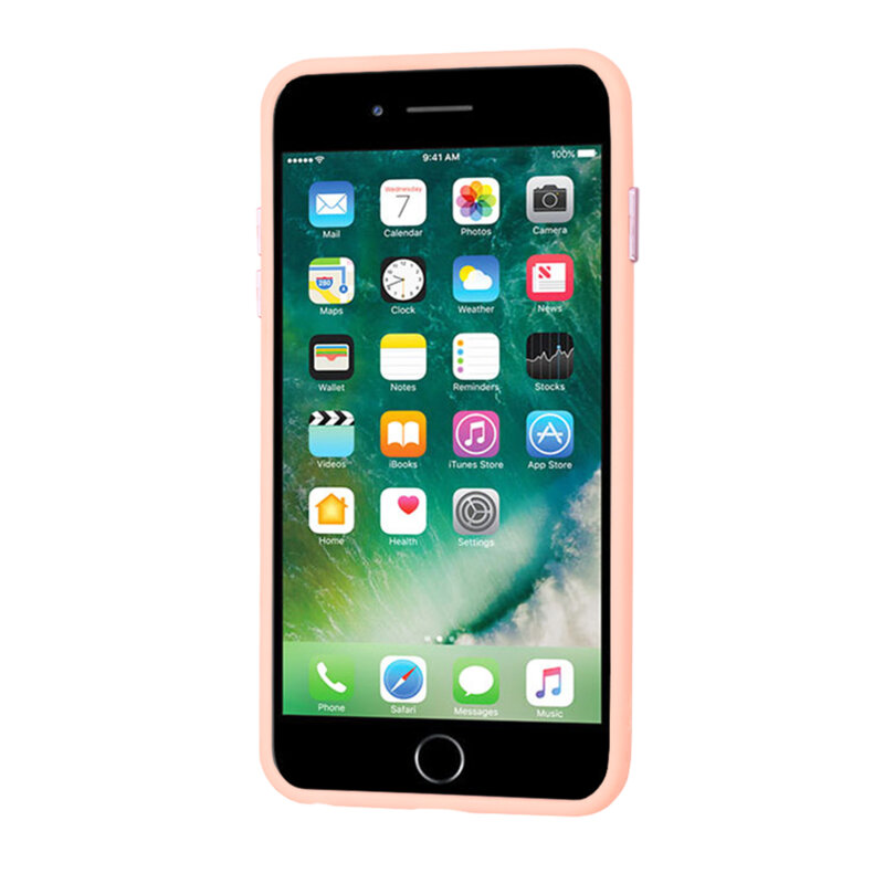 Husa iPhone 7 Plus Techsuit HaloFrost Series, roz