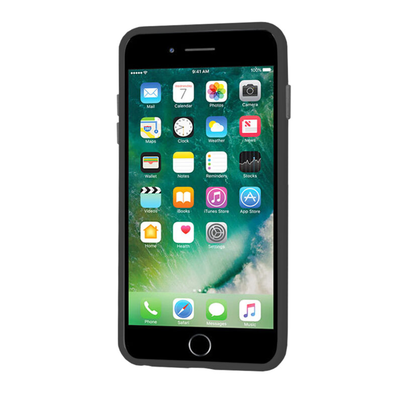 Husa iPhone 7 Plus Techsuit HaloFrost Series, negru