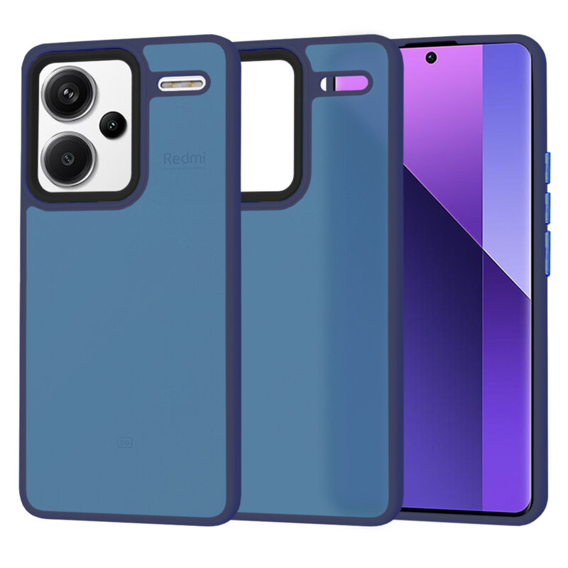 Husa Xiaomi Redmi Note 13 Pro+ 5G Techsuit HaloFrost Series, bleumarin