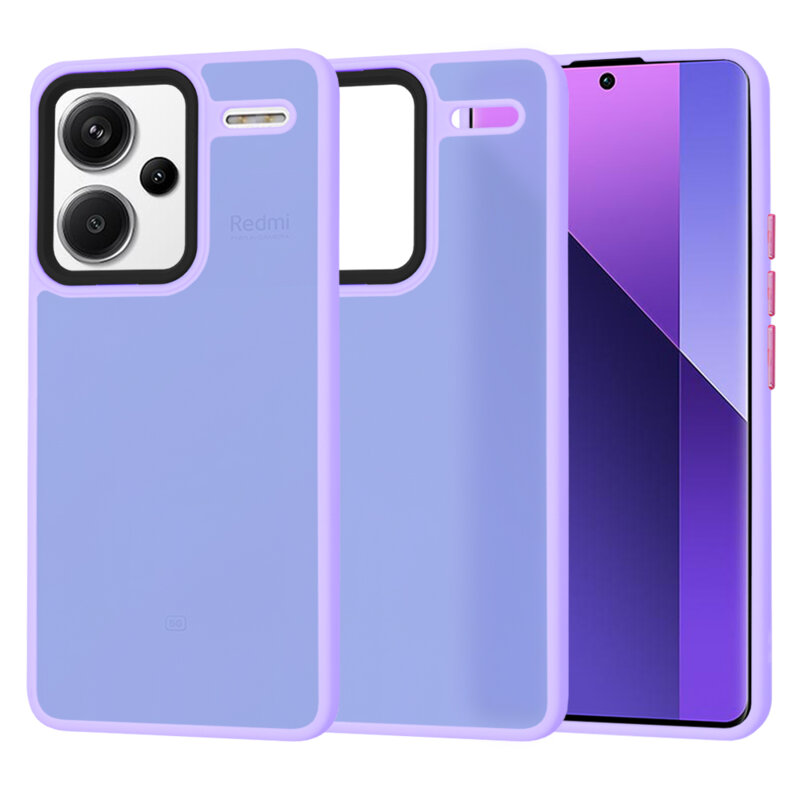 Husa Xiaomi Redmi Note 13 Pro+ 5G Techsuit HaloFrost Series, mov deschis