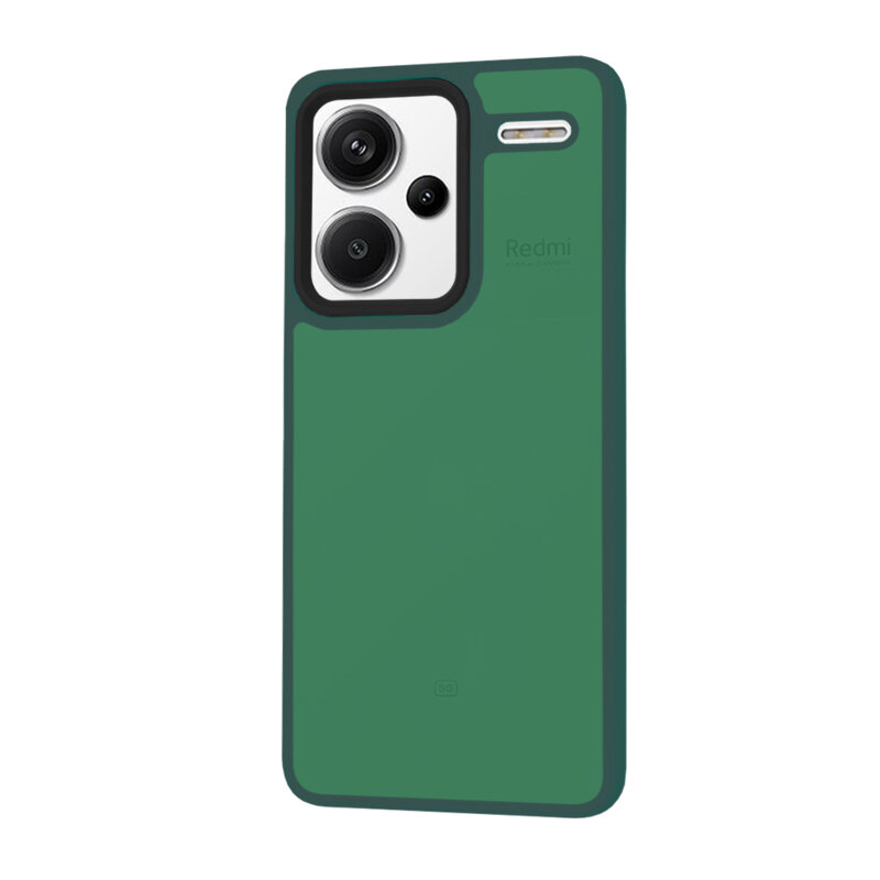 Husa Xiaomi Redmi Note 13 Pro+ 5G Techsuit HaloFrost Series, verde inchis