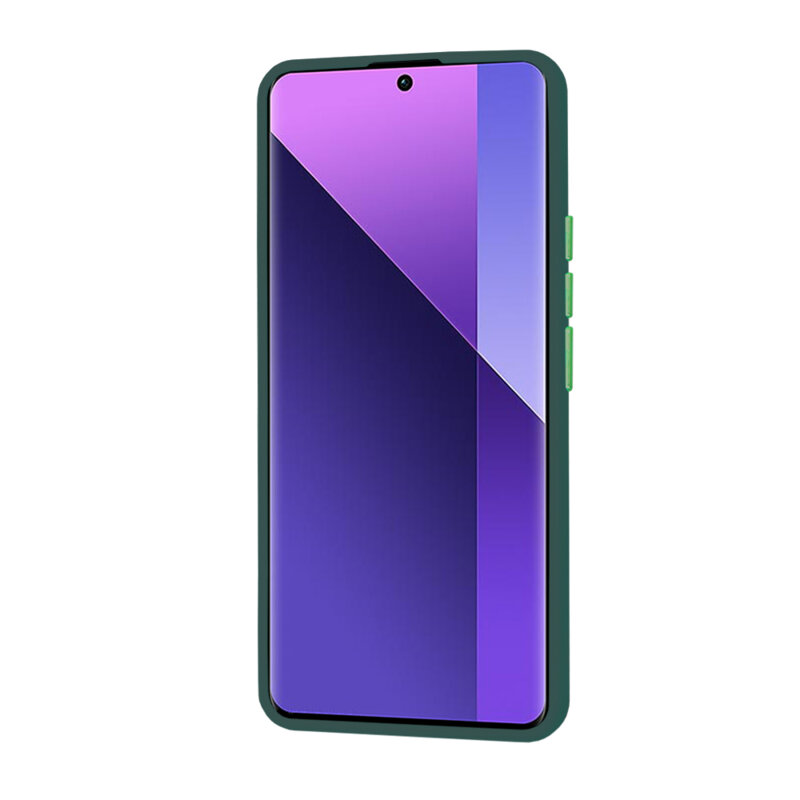 Husa Xiaomi Redmi Note 13 Pro+ 5G Techsuit HaloFrost Series, verde inchis