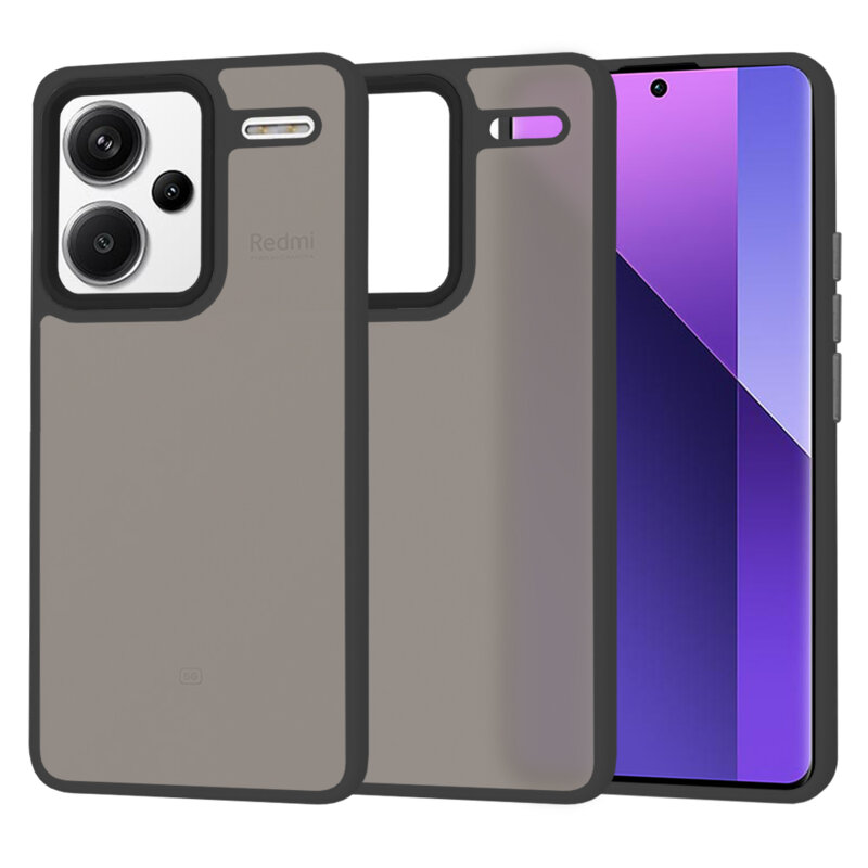 Husa Xiaomi Redmi Note 13 Pro+ 5G Techsuit HaloFrost Series, negru