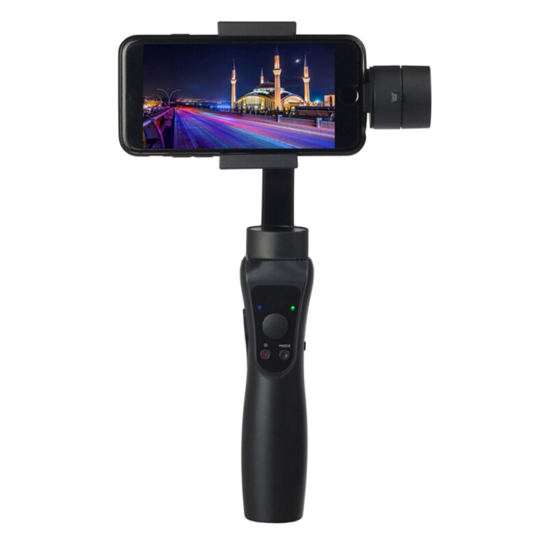 Gimbal telefon 360° Face Tracking Techsuit S5, negru