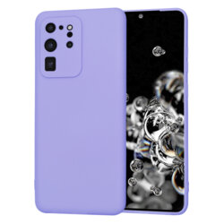 Husa silicon Samsung Galaxy S20 Ultra Techsuit SoftFlex, violet
