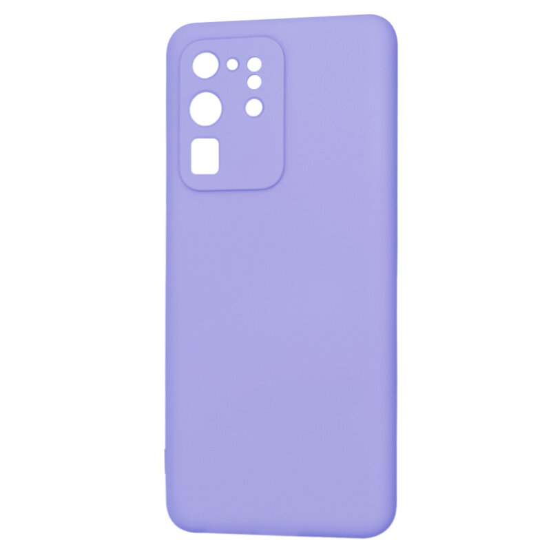 Husa silicon Samsung Galaxy S20 Ultra Techsuit SoftFlex, violet