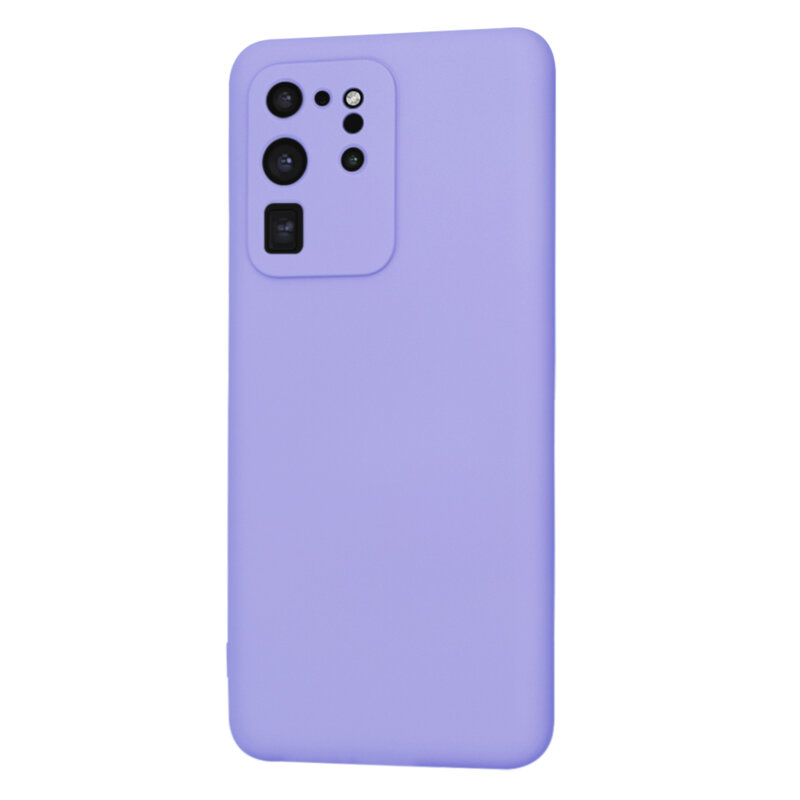 Husa silicon Samsung Galaxy S20 Ultra 5G Techsuit SoftFlex, violet