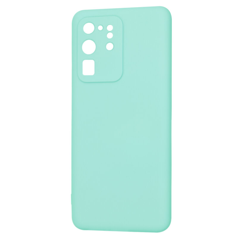 Husa silicon Samsung Galaxy S20 Ultra 5G Techsuit SoftFlex, turcoaz