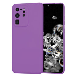 Husa silicon Samsung Galaxy S20 Ultra Techsuit SoftFlex, mov