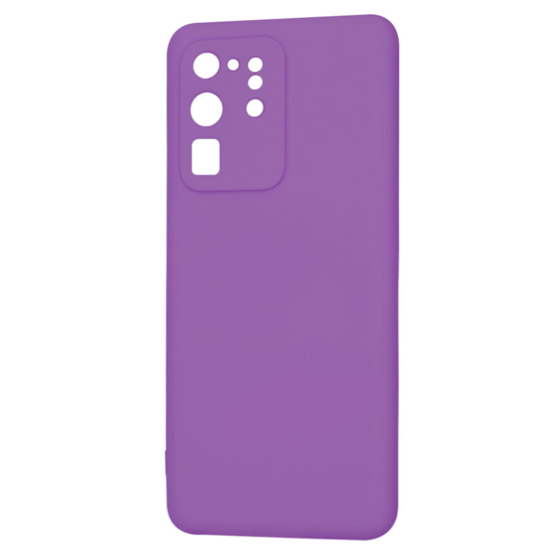 Husa silicon Samsung Galaxy S20 Ultra Techsuit SoftFlex, mov