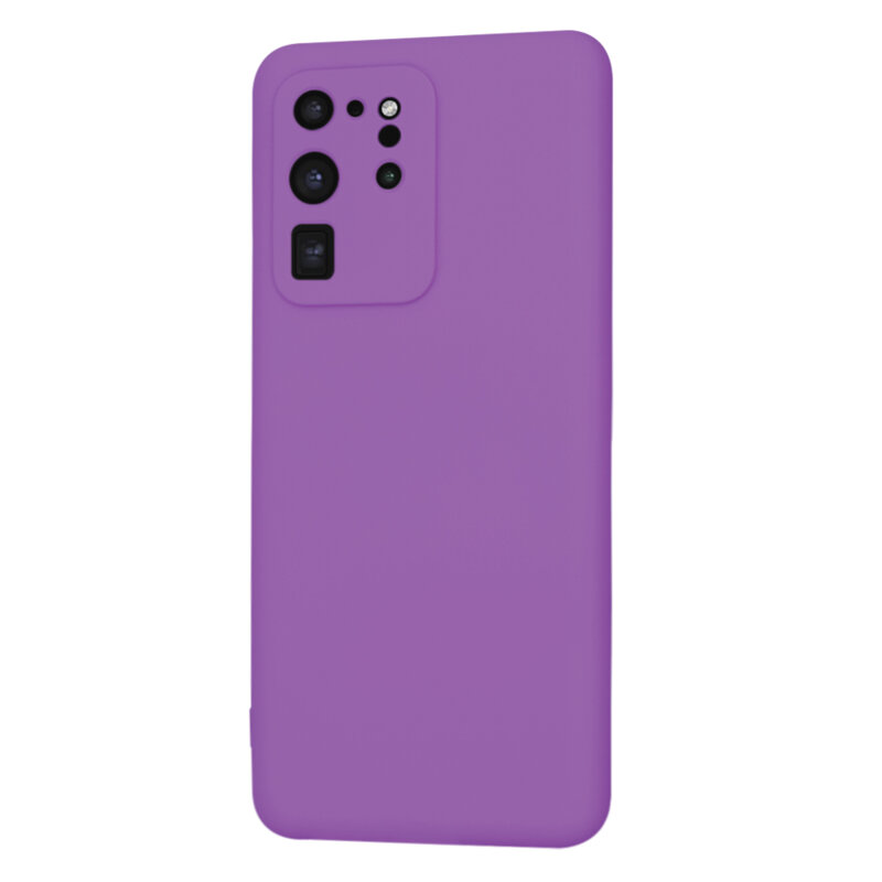 Husa silicon Samsung Galaxy S20 Ultra Techsuit SoftFlex, mov