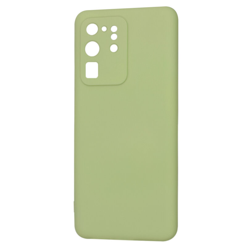 Husa silicon Samsung Galaxy S20 Ultra Techsuit SoftFlex, verde