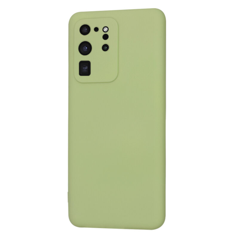 Husa silicon Samsung Galaxy S20 Ultra Techsuit SoftFlex, verde