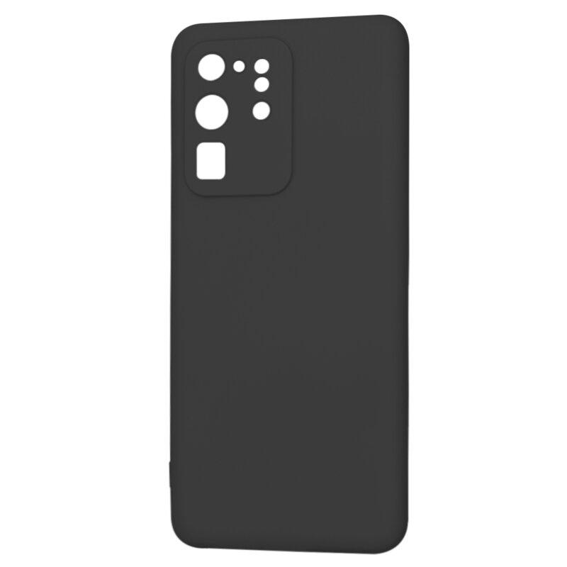 Husa silicon Samsung Galaxy S20 Ultra Techsuit SoftFlex, negru