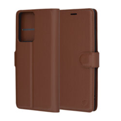Husa Motorola Moto G85 Techsuit Leather Folio, maro
