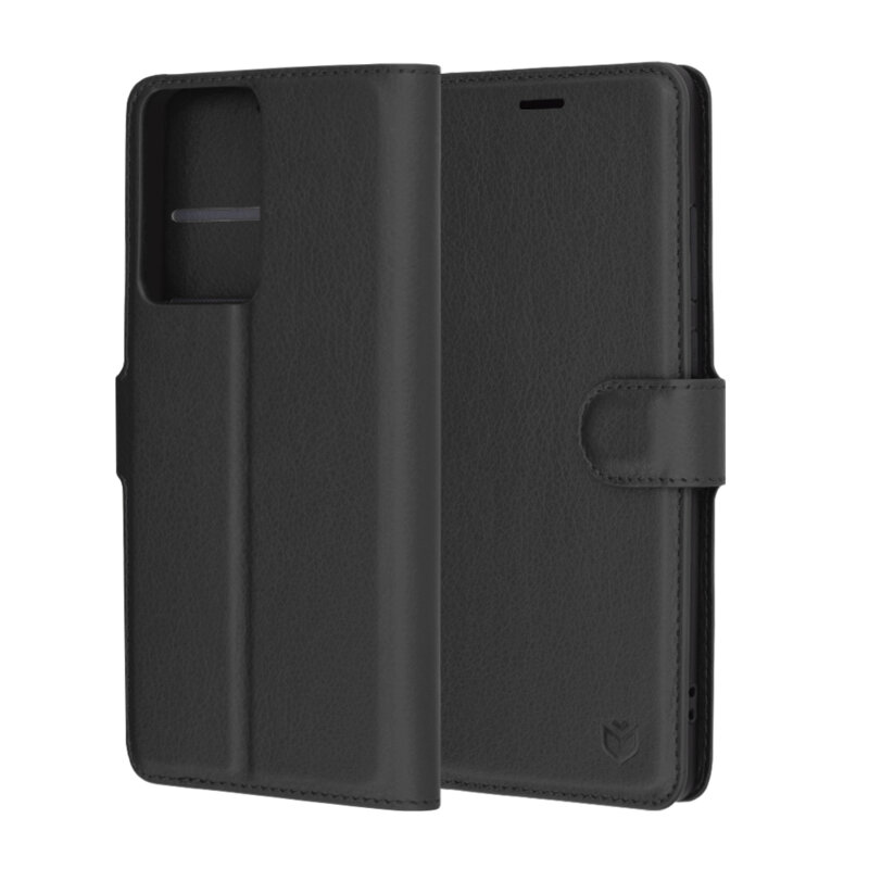 Husa Motorola Moto G85 Techsuit Leather Folio, negru