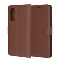 Husa OnePlus Nord CE4 Lite Techsuit Leather Folio, maro