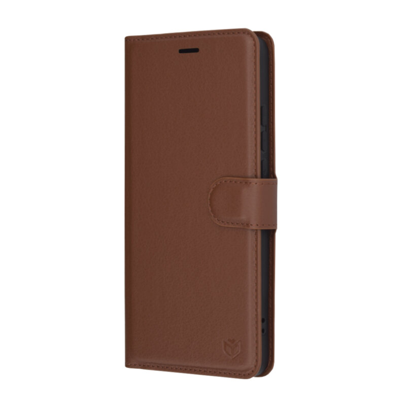 Husa OnePlus Nord CE4 Lite Techsuit Leather Folio, maro