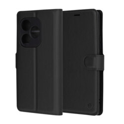Husa Realme GT 6T Techsuit Leather Folio, negru