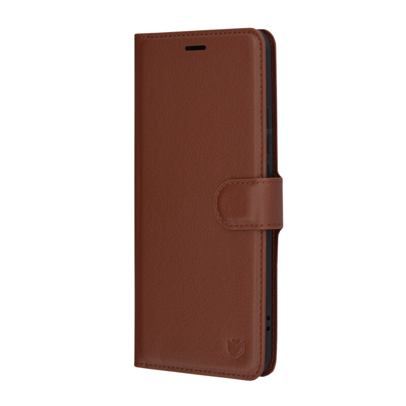 Husa Oppo Reno12 Pro Techsuit Leather Folio, maro