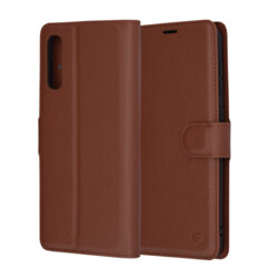 Husa Samsung Galaxy A50 Techsuit Leather Folio, maro