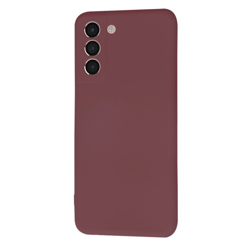 Husa silicon Samsung Galaxy S21 5G Techsuit SoftFlex, bordo