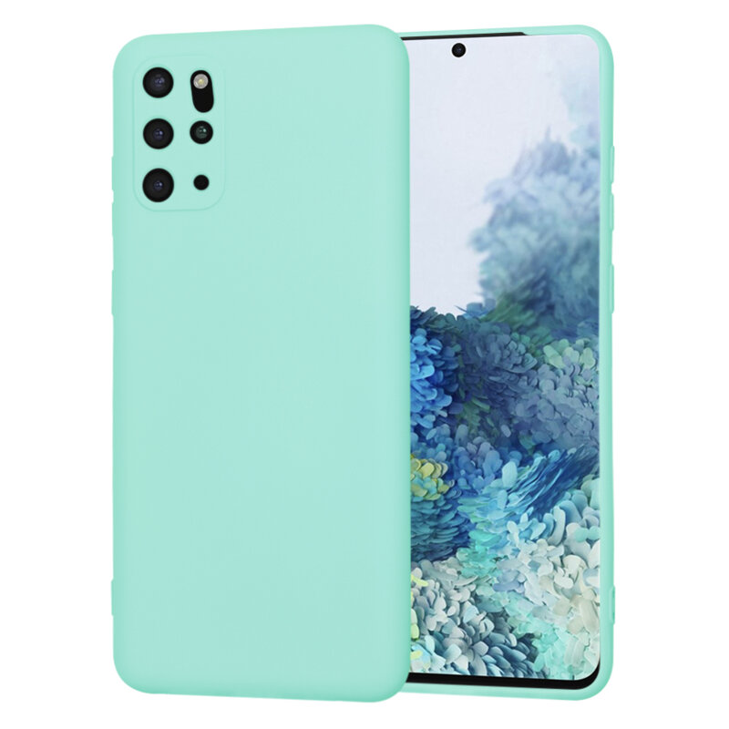 Husa silicon Samsung Galaxy S20 Plus Techsuit SoftFlex, turcoaz