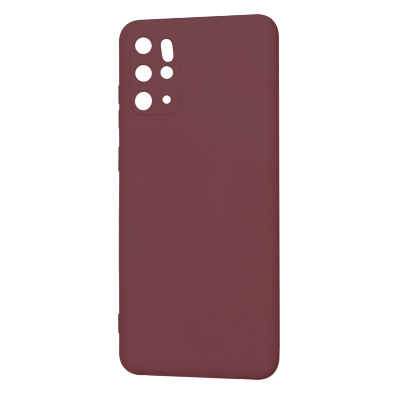 Husa silicon Samsung Galaxy S20 Plus 5G Techsuit SoftFlex, bordo
