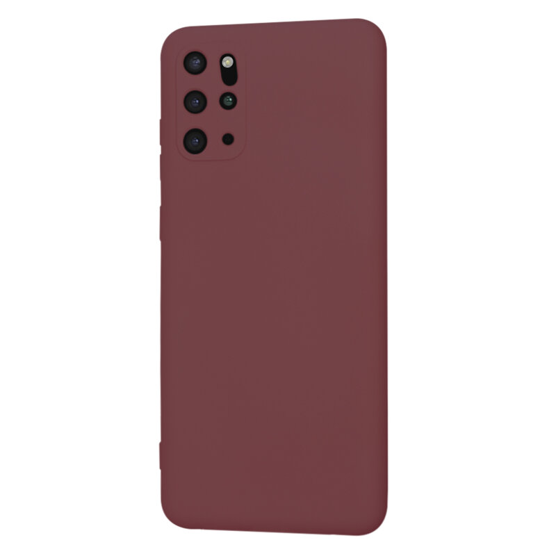 Husa silicon Samsung Galaxy S20 Plus 5G Techsuit SoftFlex, bordo