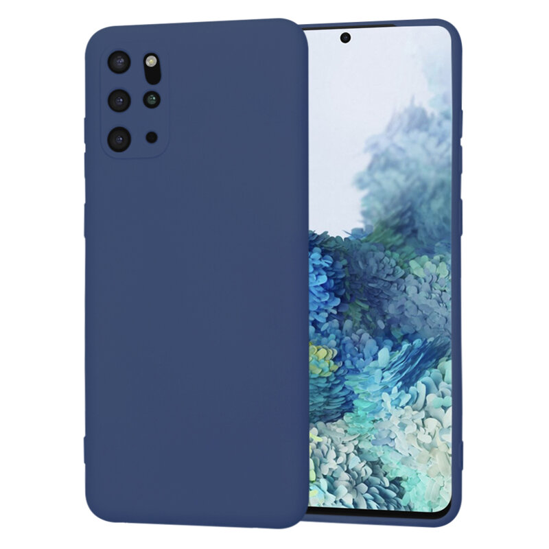 Husa silicon Samsung Galaxy S20 Plus 5G Techsuit SoftFlex, bleumarin